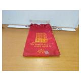 Vintage Boone County State Bank money bag