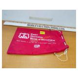 Vintage national Bank of Bloomington money bag