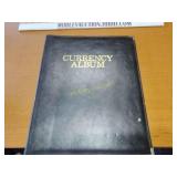 Currency album empty