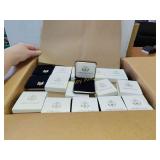 Box full Quarter ounce American Eagle gold