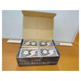 Case of State quarter coin holders