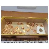 Freemason stamped pennies