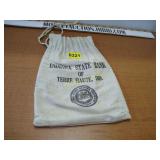 Vintage Indiana State Bank of terre haute money