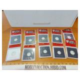 Capital plastic coin holders