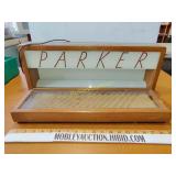 Vintage Parker pens Display NO SHOPPING