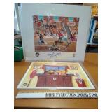 818/1000 Bob knight signed with picture