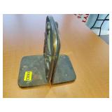 Rare cast iron Freemason bookends