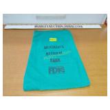 Vintage merchant national Bank moneybag