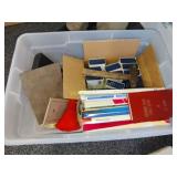 Tote full coin supplies and more