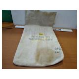 Vintage national City money Bag