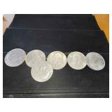 6 Eisenhower dollars some bicentennial