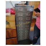 Industrial file cabinet small drawer contents not