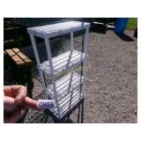 WHITE PLASTIC RACK