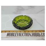 Vintage anchor Hocking avocado green ashtray