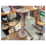 Vintage wooden plant stand