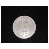 1960s Willie wirehand 25-year token