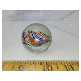 Large antique marble does have flat chip on