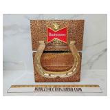 Vintage Budweiser king of beers horseshoe sign