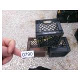 3 MILK CRATES