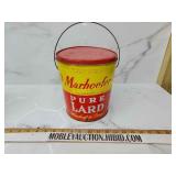 Marhoefer 8 pound lard can