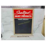 Sealtest dairy product today special chalkboard