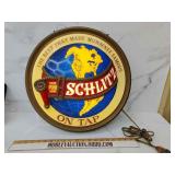 Vintage Schlitz light up sign works