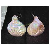 Earrings made from shells
