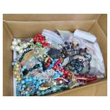 Box of misc jewelry