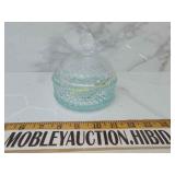 Cut glass candy dish