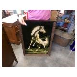 FELT HORSE PICTURE