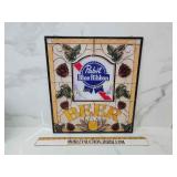 Pabst Blue ribbon stained glass looking plastic