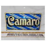 Vintage Camaro license plate