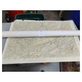 Elevation map and Bartholomew county Indiana maps