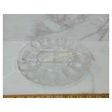 Deviled egg glass dish