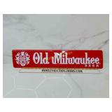 Embossed on Milwaukee metal beer sign