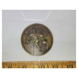 Vintage basketball belt buckle