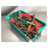 Bin of Lincoln Logs