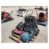 Mower & Air Compressor