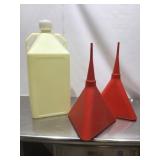 15 Gallon Jug & Race Funnels