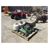 Mower & Propane Bottles