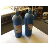 Lot of 2 Nitrous Bottles w/ Gas
