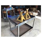 Shop Cart w/ Jack Stands