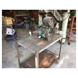 Burr-King Belt Sander w/ Cart