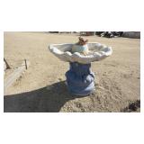 Cement Bird Bath Cement Bird Bath