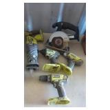 Ryobi Cordless Tool Lot Ryobi Cordless Tool Lot
