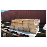 Pallet of Wood Boxes Pallet of Wood Boxes