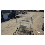 Chrome Rack on Casters Chrome Rack on Casters