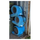 3 Dri-Eaz TurboDryer Santana