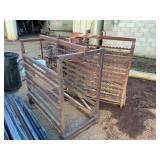 2 Vertical Steel Stock Racks