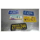 Various License Plates